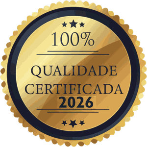 100% Qualidade Certificada 2026